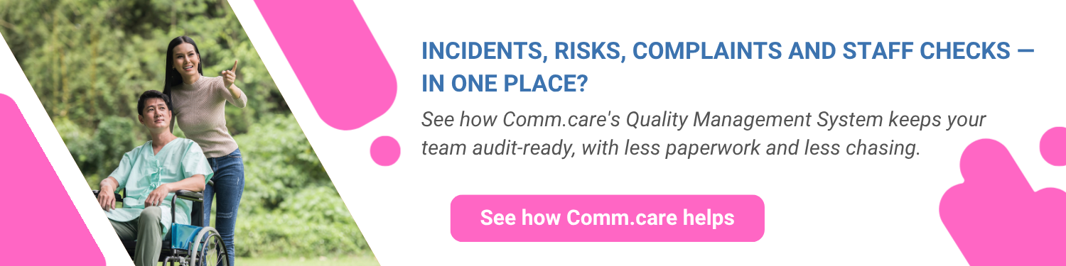 Incidents, risks, complaints and staff checks — in one place?